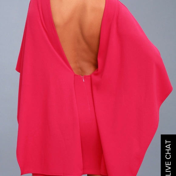 NWT Pink Cape Dress - Picture 3 of 6